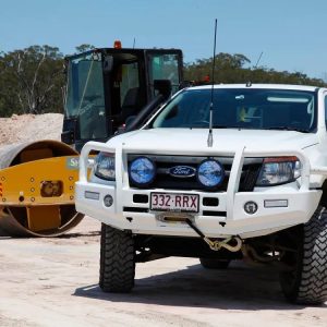 TJM OUTBACK T13 BULL BAR BLACK STEEL