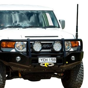 TJM OUTBACK T13 BULL BAR BLACK STEEL