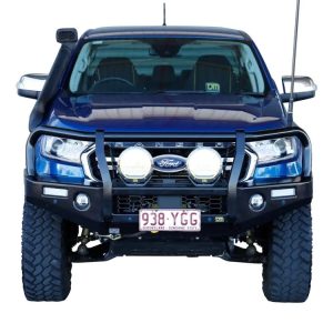 TJM OUTBACK T13 BULL BAR BLACK STEEL