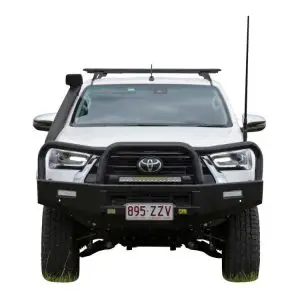 TJM TRADESMAN BULL BAR BLACK STEEL