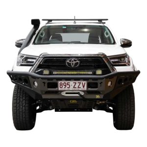TJM CHASER T22 BULL BAR BLACK STEEL