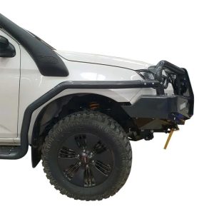 TJM SIDE BAR MODULAR STEEL SAT BLACK 63MM