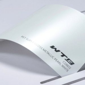 SUPER GLOSS METALLIC PEARL WHITE (PET)