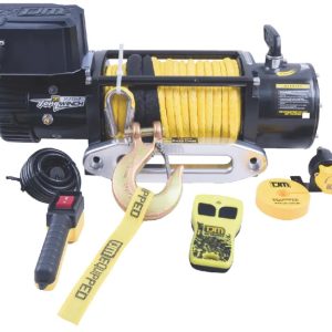 TJM TORQ WINCH 9500LB INC YELLOW SYNTHETIC ROPE